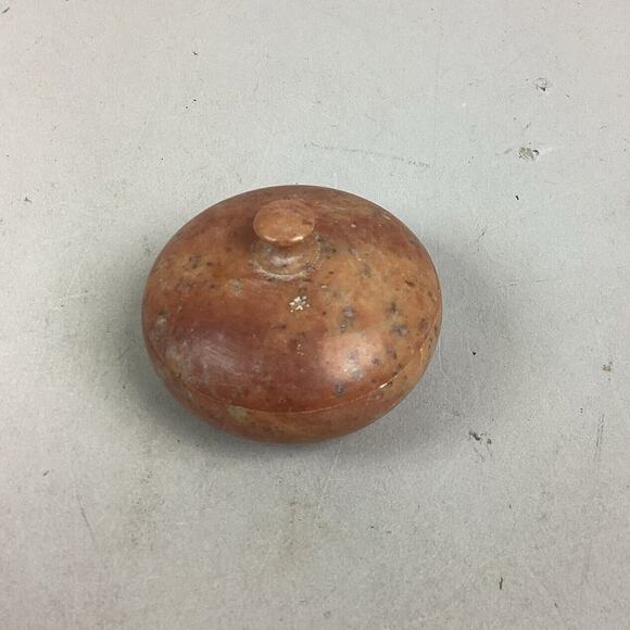 Lot of 2 Small Lidded Trinket Dishes, Pill Holder - Picture 2 of 11